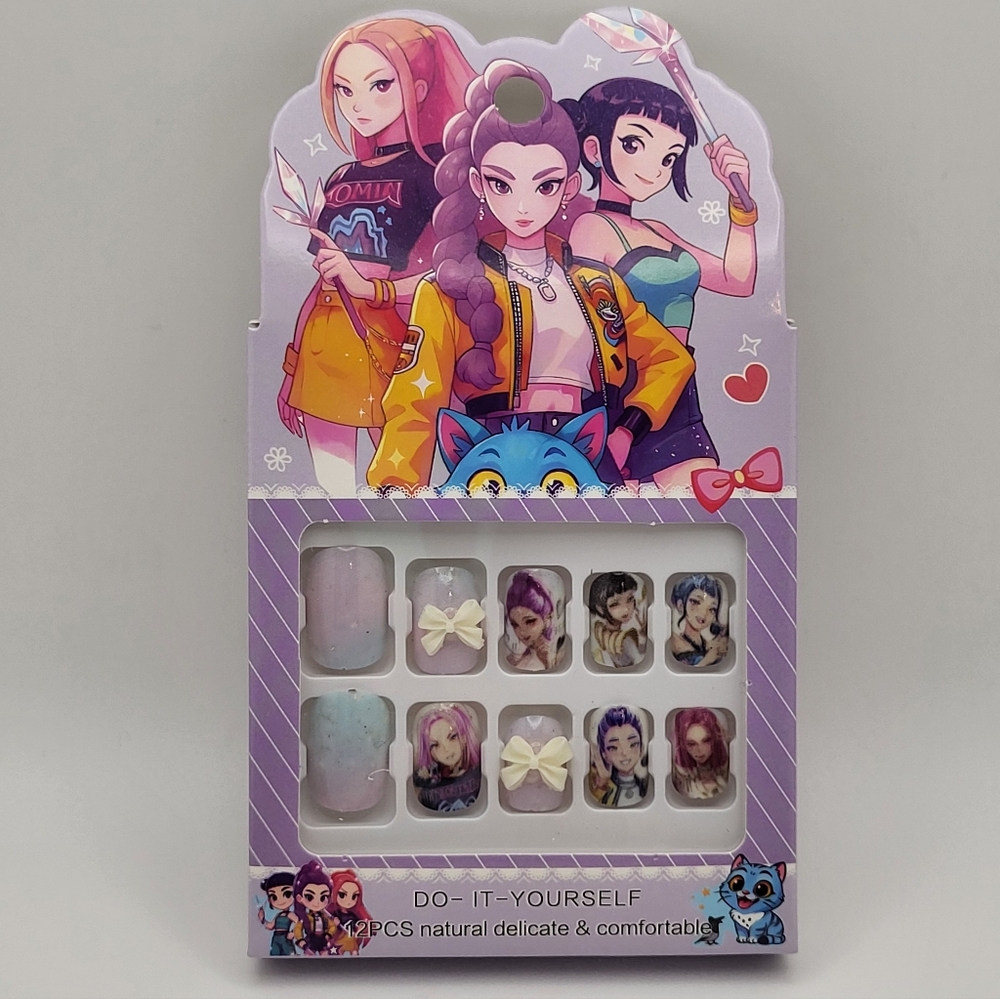 K-Pop Demon Hunters Press-On Nails NEW